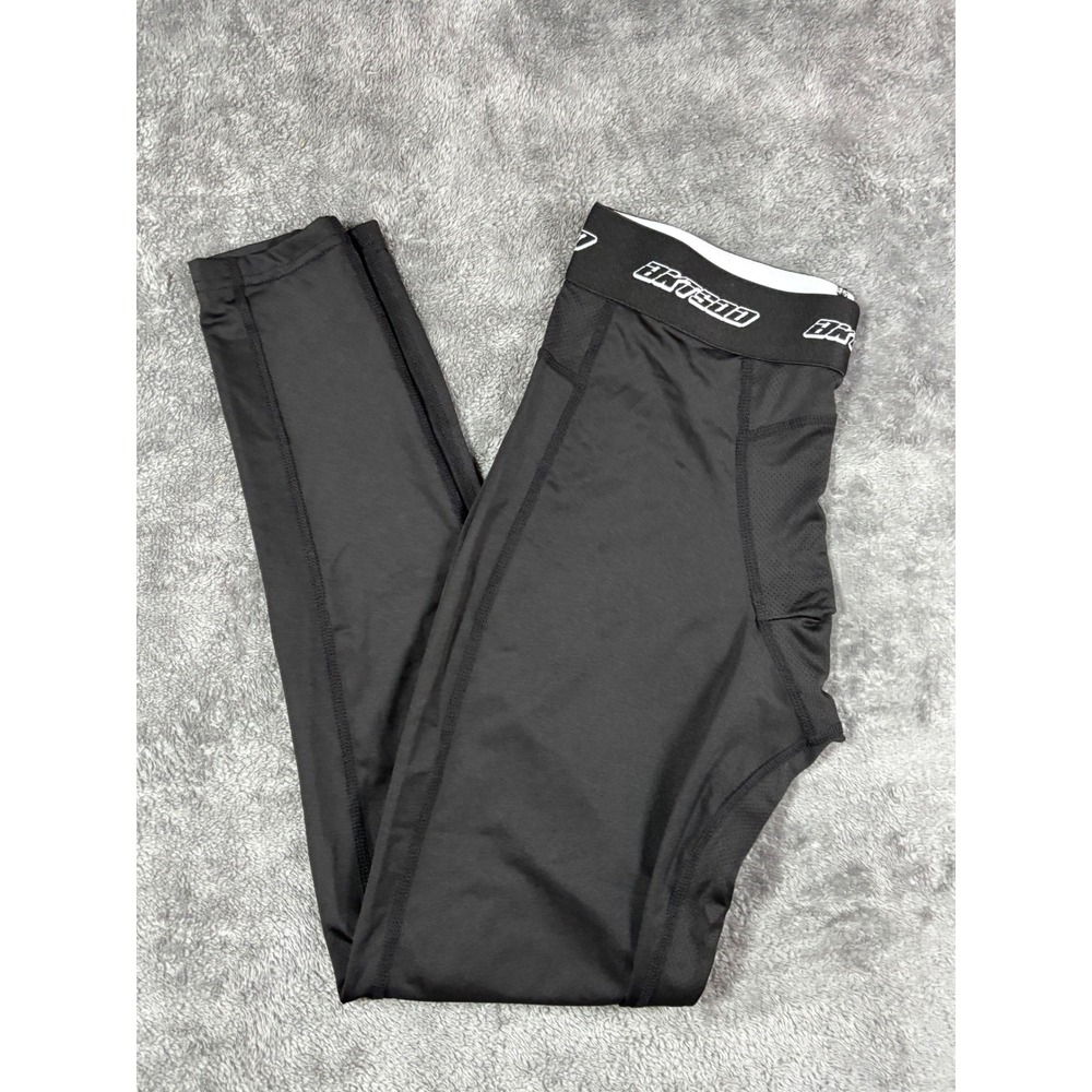 BKTSQD BKTech Fit Mens Compression Leggings Black Athletic Tights XS ZJ27FW258
